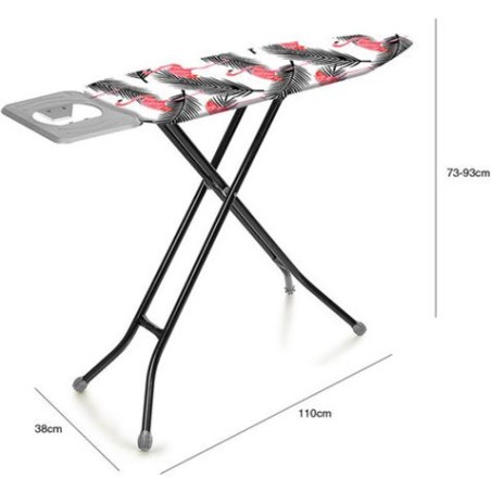 TABLA DE PLANCHAR 38X110CM MODELO FLAMENCOS