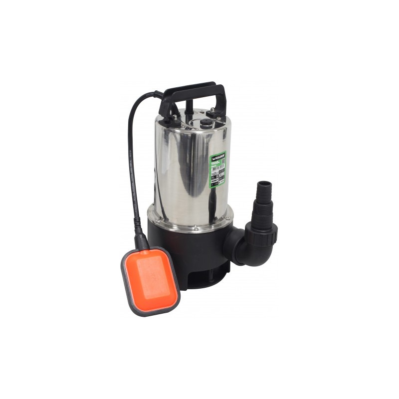 BOMBA DRENAJE AGUAS SUCIAS 1.100W MADER