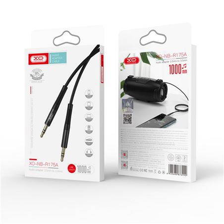 CABLE NBR175A AUDIO MINI JACK - MINI JACK SERIE PRO ALUMINIO 1 METRO XO - XONBR175A-2
