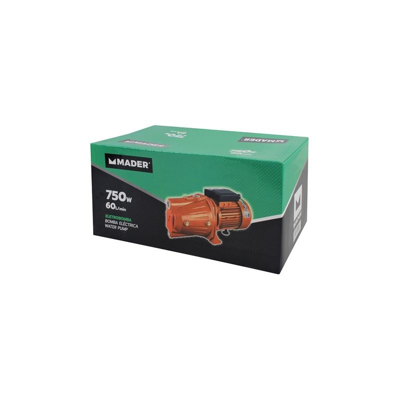 ELECTROBOMBA 1HP | 750W | 60L/MIN MADER