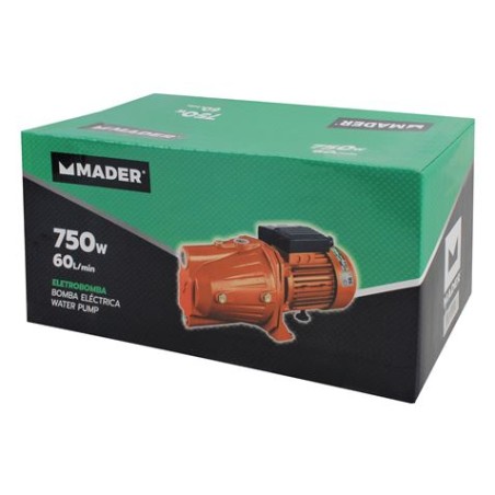 ELECTROBOMBA 1HP | 750W | 60L/MIN MADER
