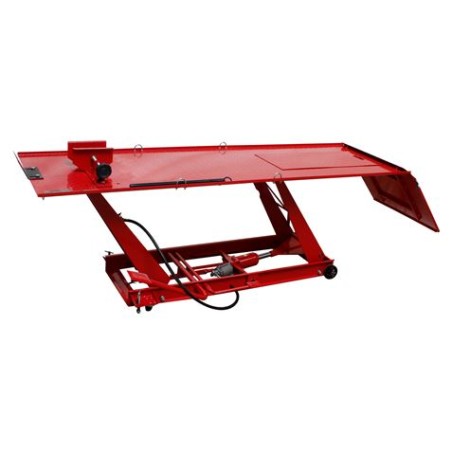 ELEVADOR HIDRÁULICO PARA MOTOS 450 KG. MADER