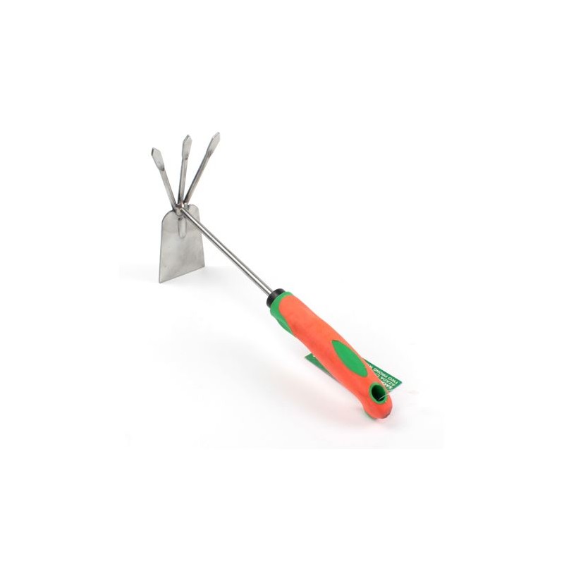 AZADA INOX DE TRES PUNTAS MADER