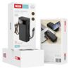 POWERBANK PR142 30000MAH | 4 ENTRADAS Y 5 SALIDAS | DISPLAY Y CABLES XO - XOPR142BK-5