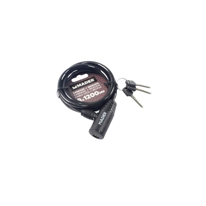 CANDADO ESPIRAL PARA BICICLETA...