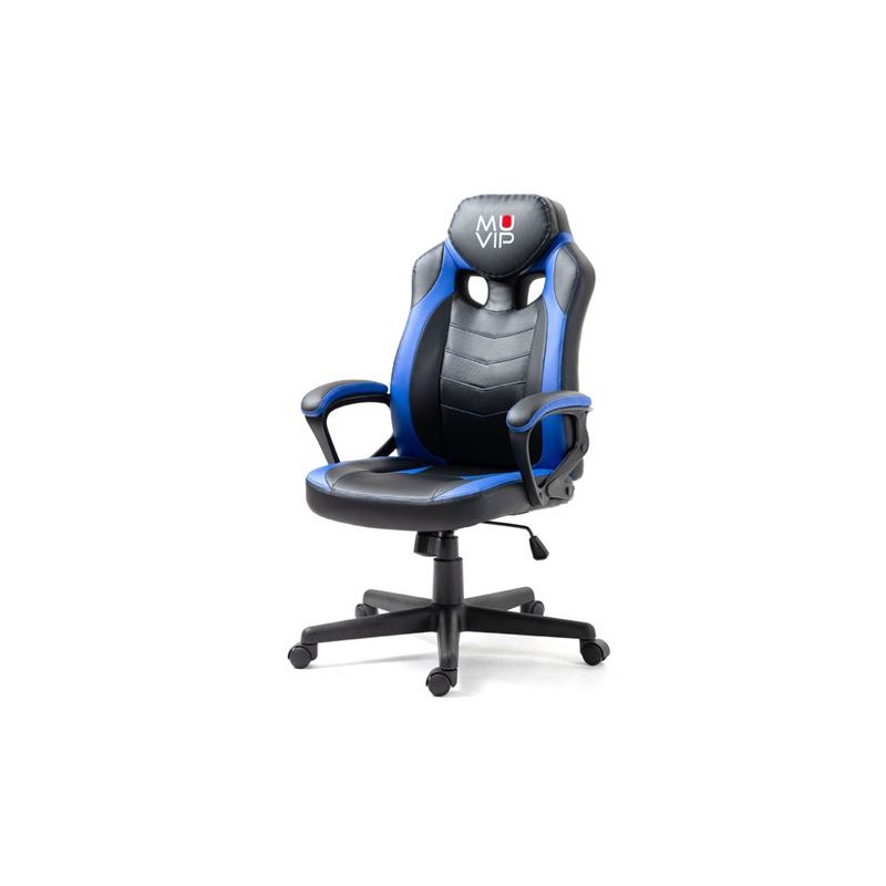 SILLA GAMING GM1400 NEGRO / AZUL MUVIP