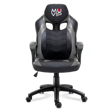 SILLA GAMING GM1400 NEGRO / GRIS MUVIP