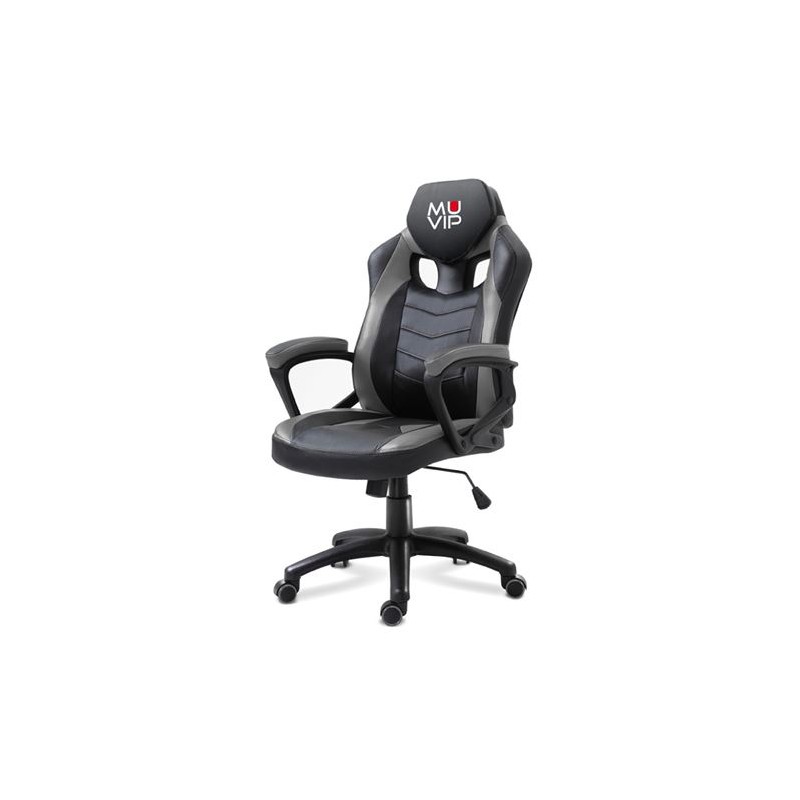 SILLA GAMING GM1400 NEGRO / GRIS MUVIP