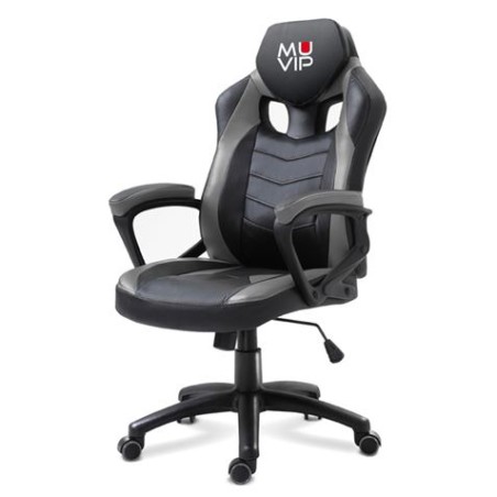 SILLA GAMING GM1400 NEGRO / GRIS MUVIP