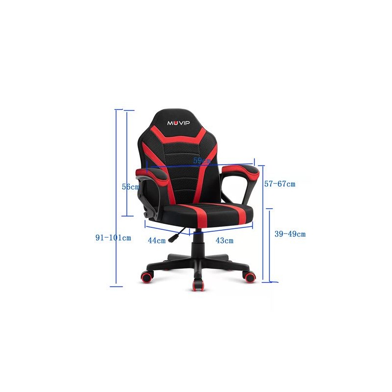 SILLA GAMING GM1500 NEGRO / ROJO...