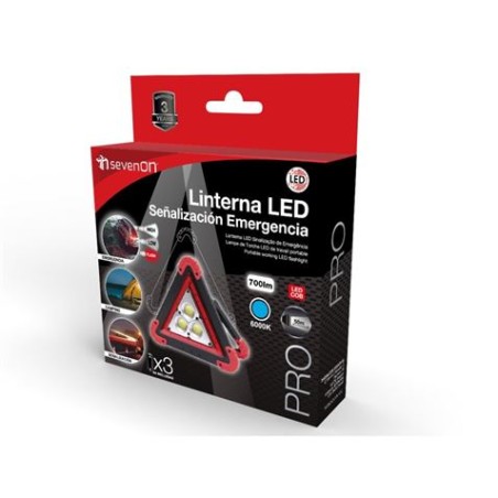 LINTERNA LED SEÑALIZACION EMERGENCIA 700 LUMEN SEVENON