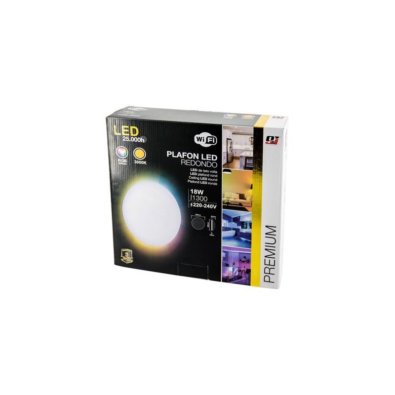 PLAFON REDONDO 30CM WIFI 18W...