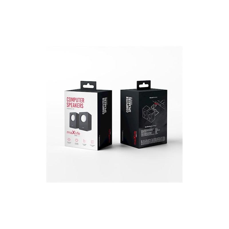 ALTAVOCES PC 2X3W MXHS-01 MAXLIFE