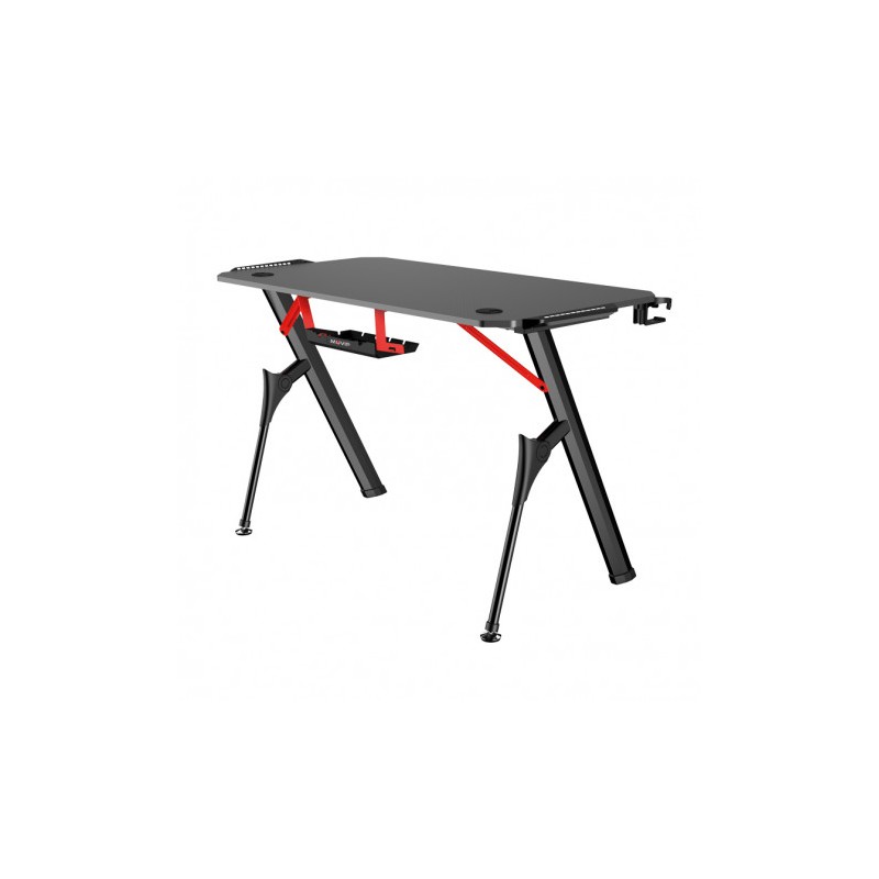 MESA GAMING PRO1400 FIBRA CARBONO LUZ...