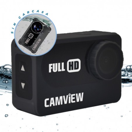 CAMARA DEPORTIVA FULL HD 1080P CARCASA ACUATICA | LCD 2" | 16MP | CAMVIEW