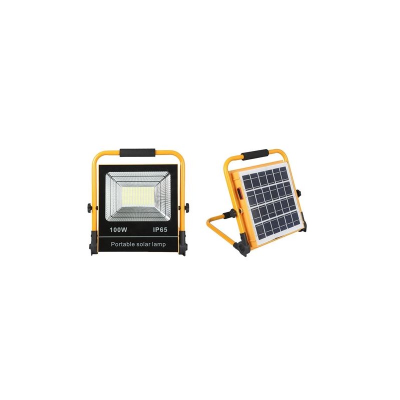 FOCO SOLAR LED 100W 850LM PLEGABLE ELBAT