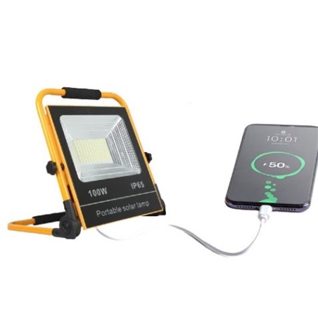 FOCO SOLAR LED 50W 500LM PLEGABLE ELBAT