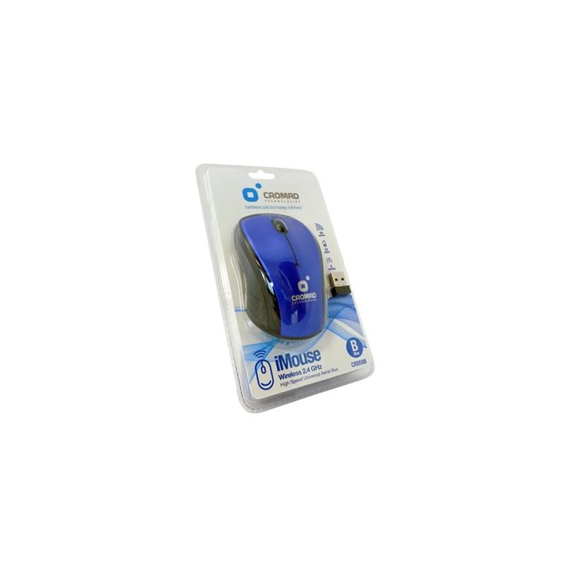 RATÓN INALÁMBRICO IMOUSE AZUL CROMAD
