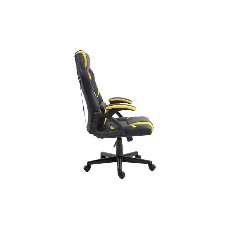 SILLA GAMING GM1000 NEGRO/AMARILLO MUVIP