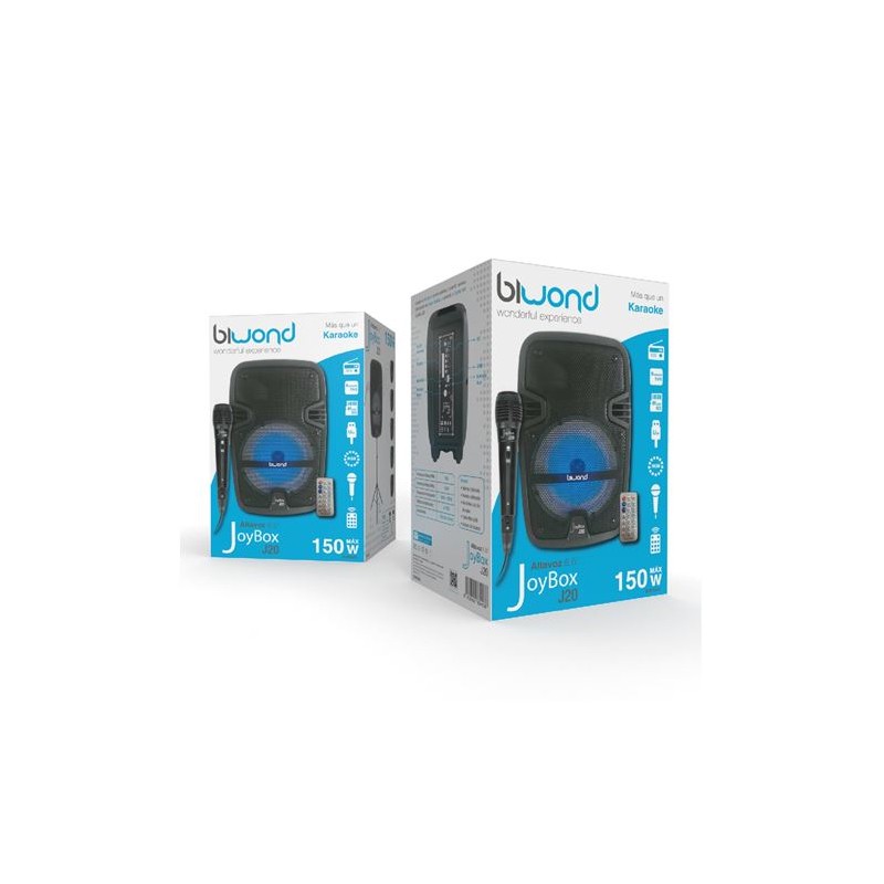 ALTAVOZ KARAOKE 6.5" JOYBOX J20 150W...