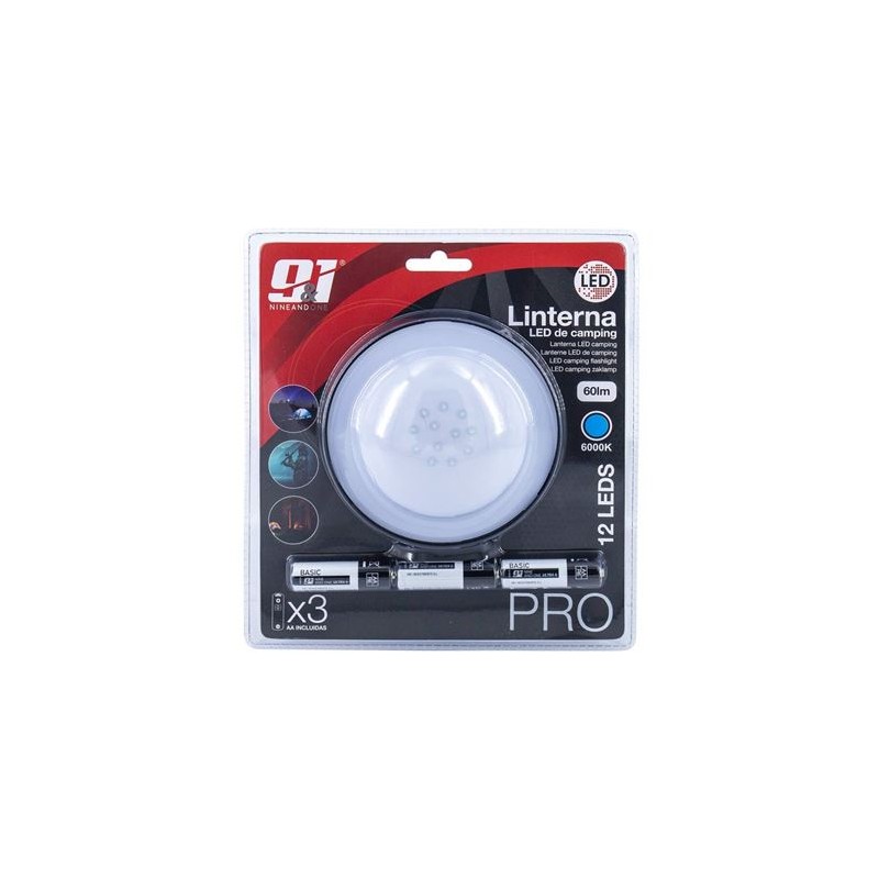 LINTERNA CAMPING 12 LEDS