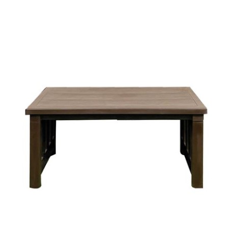 CONJUNTO DE JARDIN PALMA MARRON MESA + SOFÁ + 2 SILLAS RATAN
