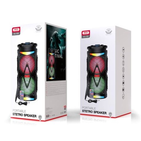 ALTAVOZ BLUETOOTH F35 + MICRÓFONO + LUZ LED XO