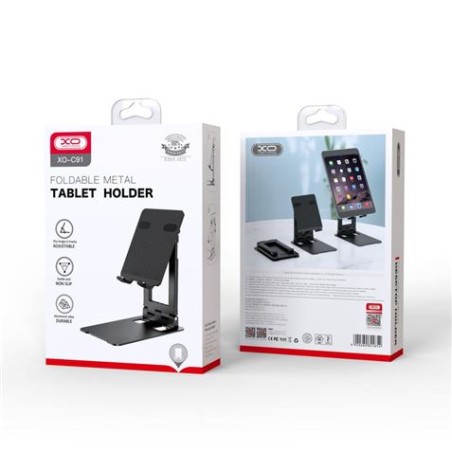 SOPORTE MESA C91 SMARTPHONE/TABLETS HASTA 13.5" NEGRO XO
