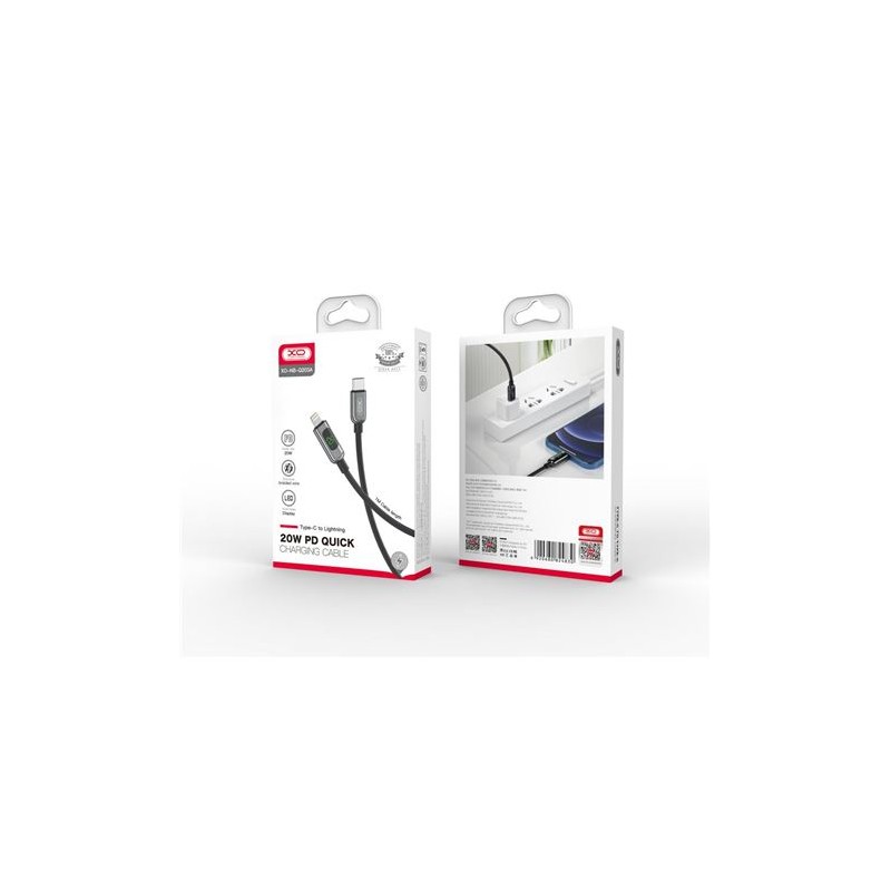 CABLE NBQ203A LIGHTNING A TIPO C 20W...