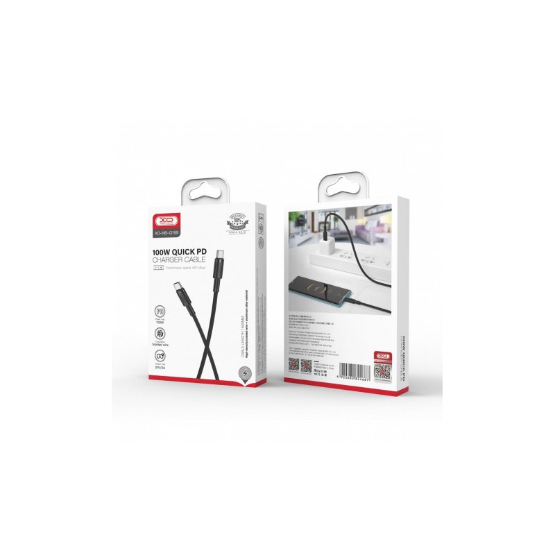 CABLE NBQ199 TIPO C 100W | NEGRO...