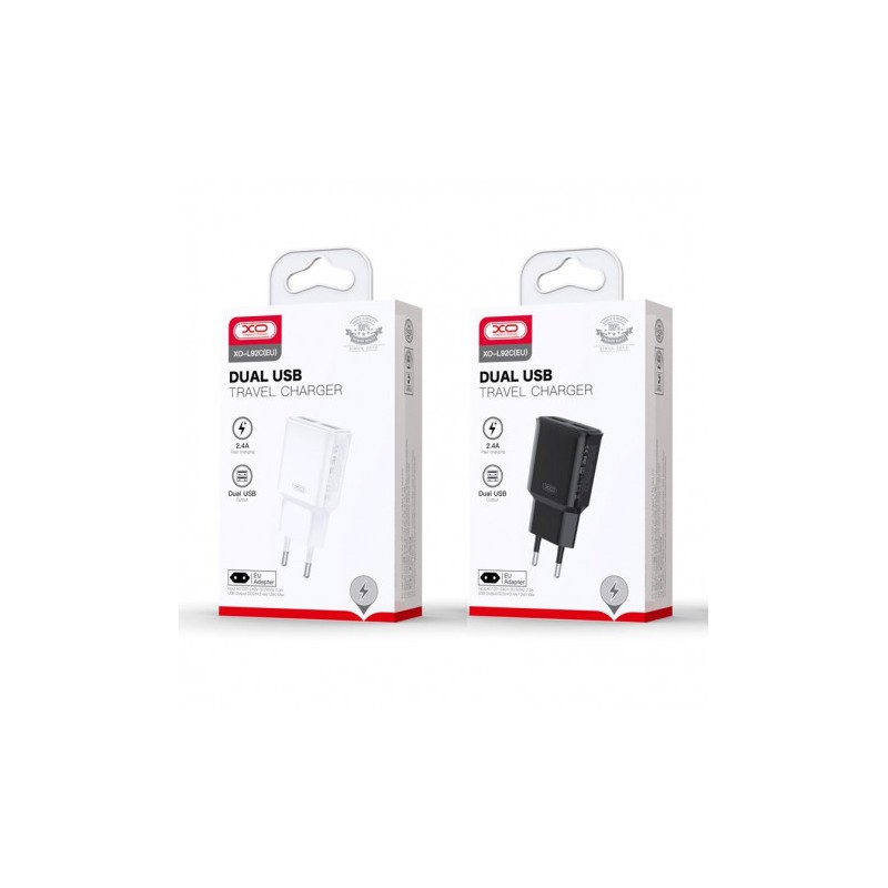 CARGADOR DE CORRIENTE L92C 2.4A 2XUSB...