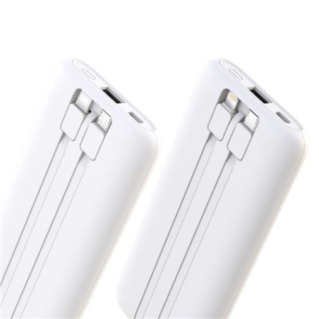 PACK BASE CARGA + 2 X POWERBANK PR151 10000MAH | USB + TIPO C | LCD XO