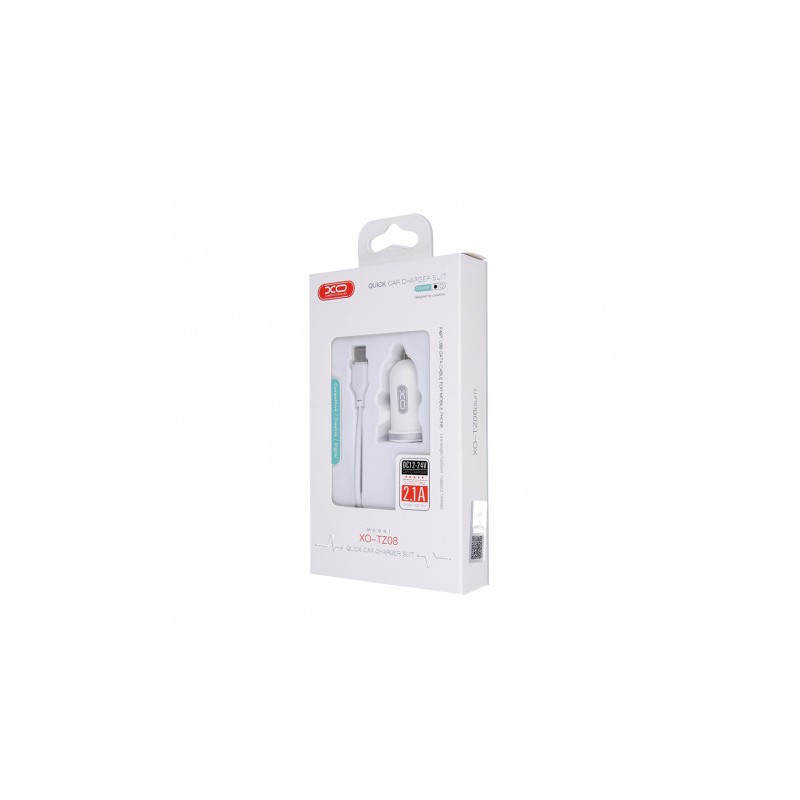 PACK CARGADOR MECHERO TZ08 2.1A +...