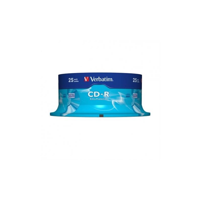 TARRINA 25 UNIDADES CDS VERBATIM 52X...