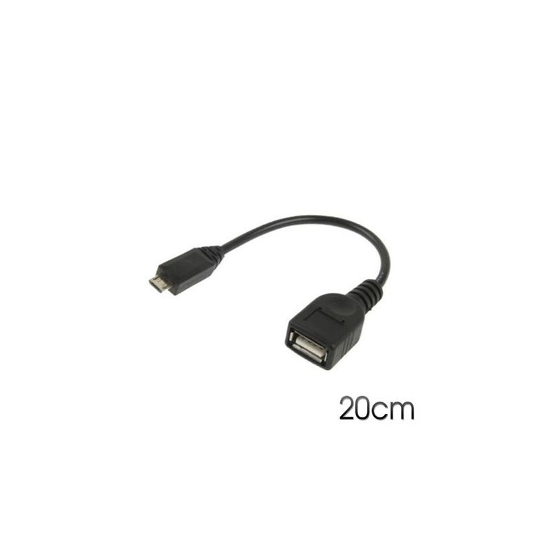 CABLE OTG MICRO USB A USB 20CM CROMAD