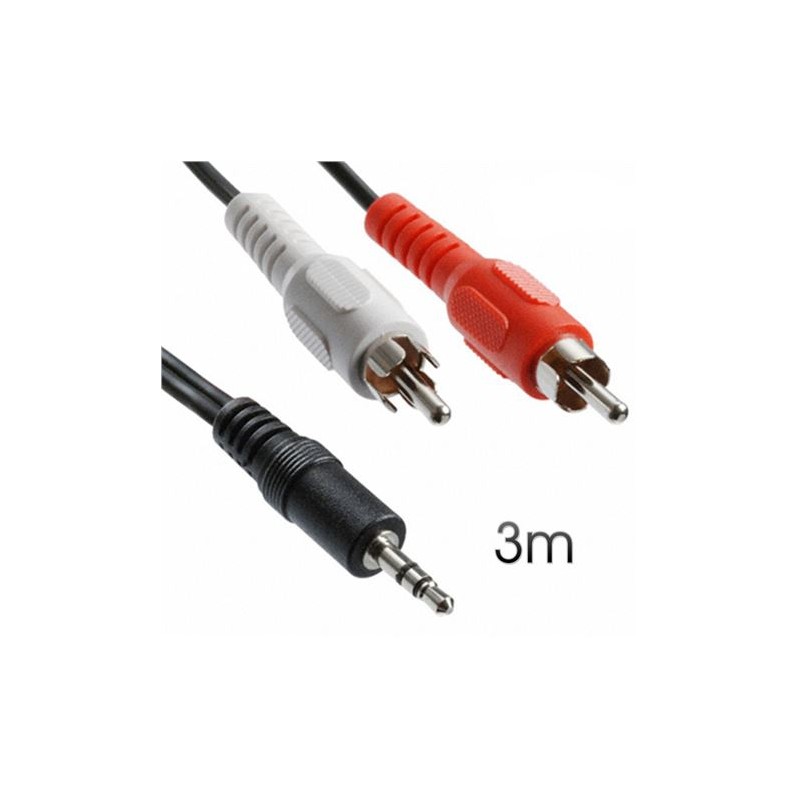 CABLE STEREO MINI JACK 3.5 - RCA...