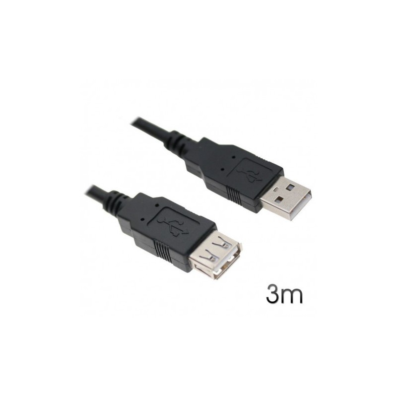 CABLE USB 2.0 EXTENSION 3M AM-AF CROMAD
