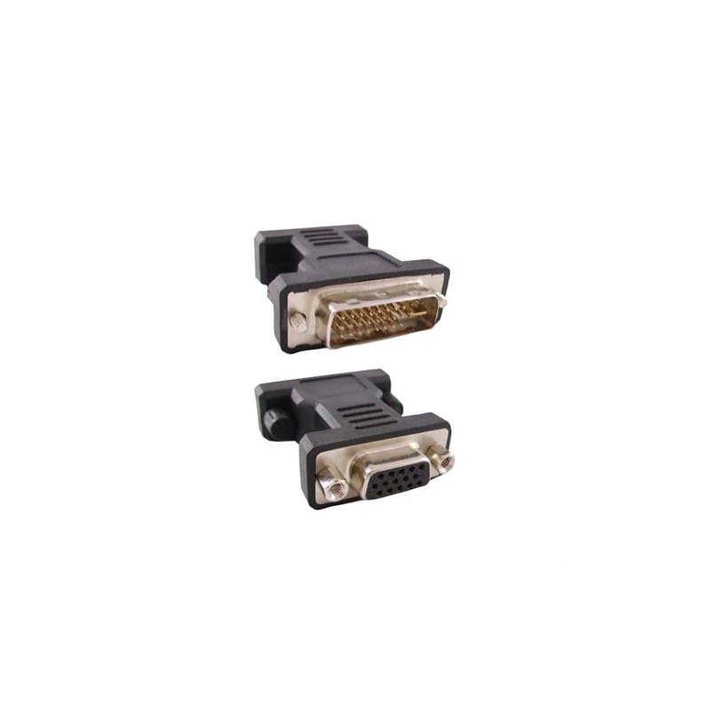 ADAPTADOR DVI A VGA 24+5 PIN CROMAD