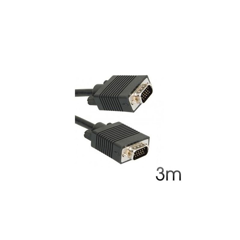 CABLE VGA MACHO-MACHO 3M 15PIN CROMAD