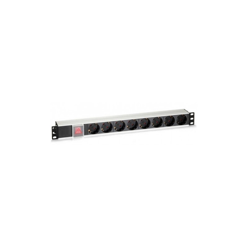 REGLETA PDU RACK 19" 8 TOMAS +...