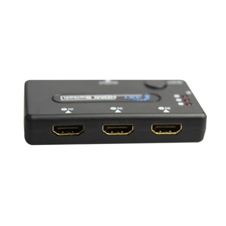 SWITCH HDMI 3 PUERTOS 1080P CON MANDO CROMAD
