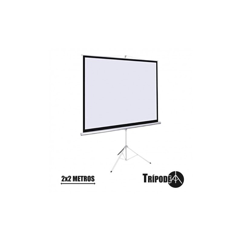 PANTALLA PROYECCION TRIPODE 2 X 2MTR CROMAD