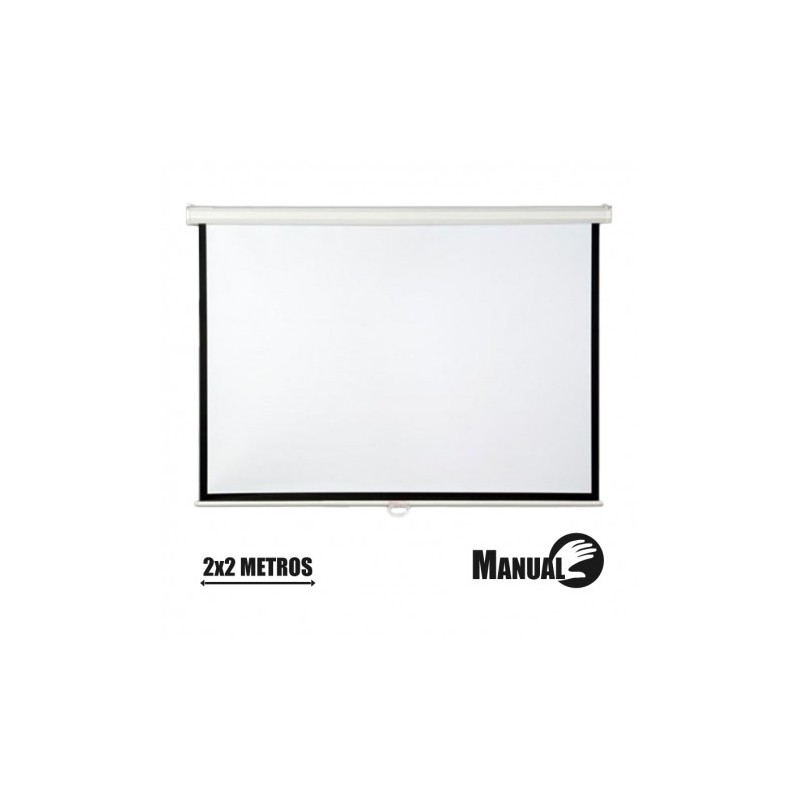 PANTALLA PROYECCION MANUAL 2 X 2MTR...