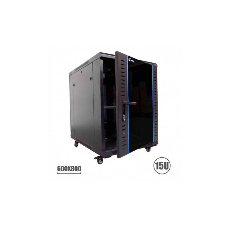 RACK 19" 15U 600X800 PERFORADO CROMAD
