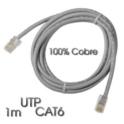 CABLE DE RED UTP CAT 6 1M...