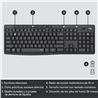 KIT TECLADO Y RATON WIRELESS SILENT TOUCH MK295 LOGITECH GRIS - 920-009798-1