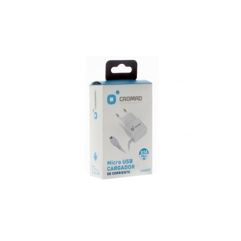 CARGADOR DE CORRIENTE MICRO USB 2.1A...