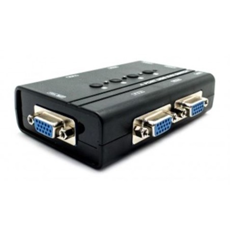 CONMUTADOR KVM4 USB/VGA SWITCH 4 PUERTOS + CABLES BIWOND