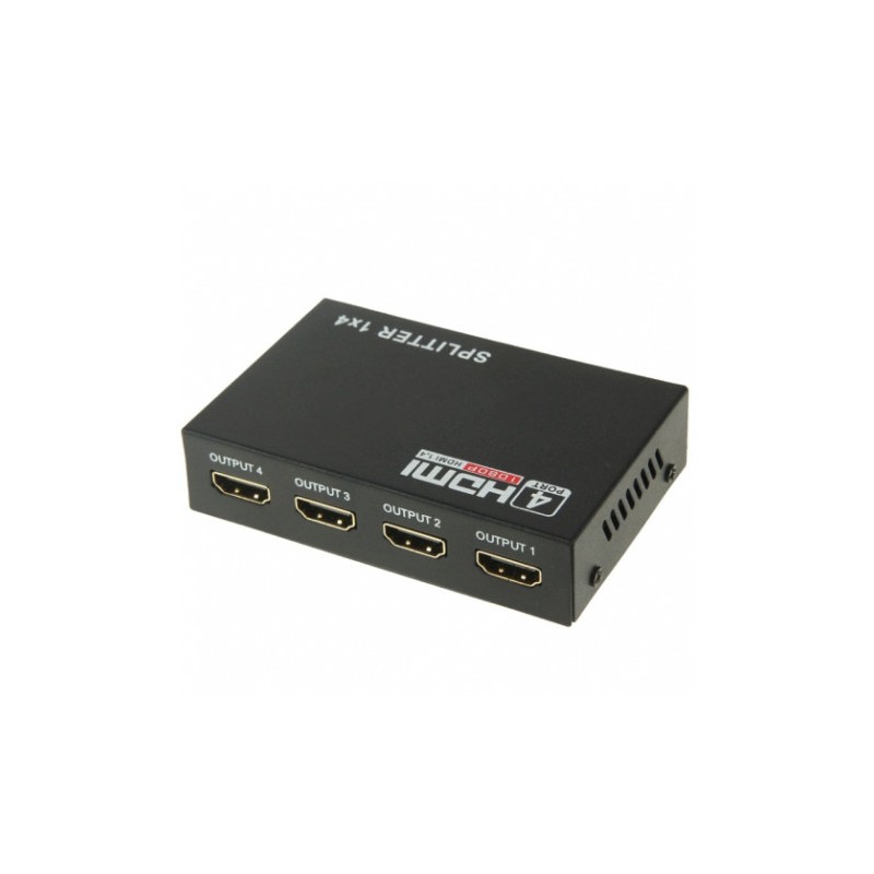 MINI SPLITTER HDMI 4 PUERTOS | 3D FULL HD CROMAD
