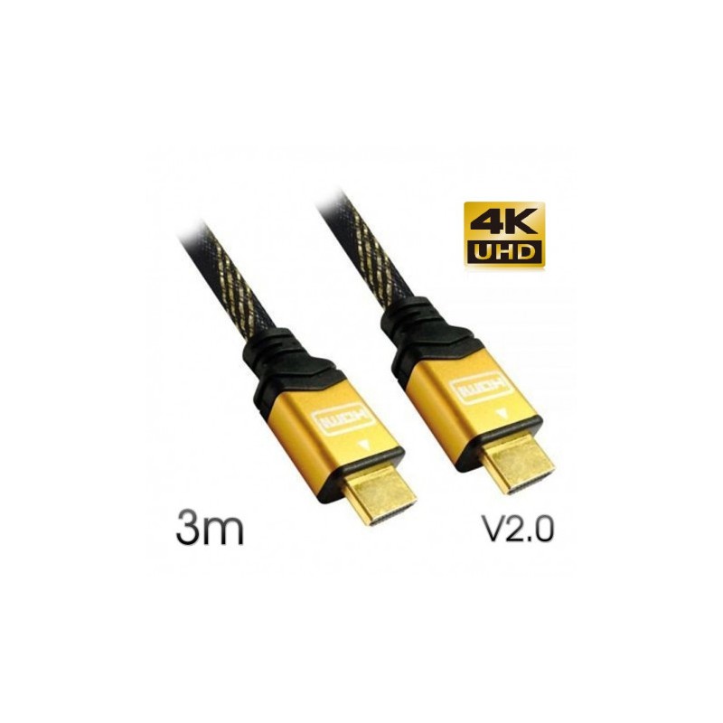 CABLE HDMI 3 METROS V2.0 4K CROMAD